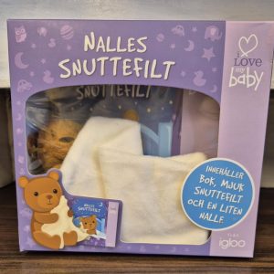 Nalles dop snuttefilt,bok & nalle