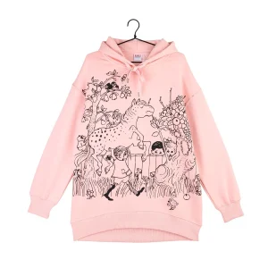 huvtröja pippi rosa oversize
