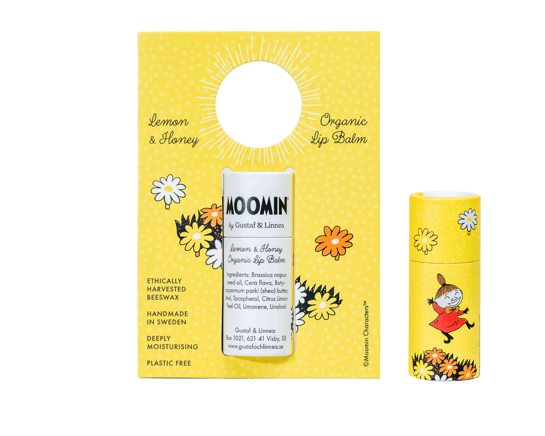 Moomin by G&L – Läppcerat av bivax med citron & honung - Bild 6