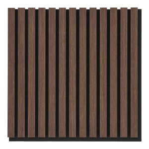 Akustikpanel – Valnöt – 520 x 520 x 22 mm
