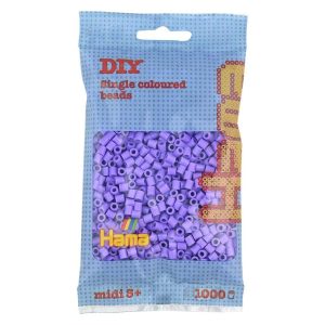Hama midi beads 1000 pcs pastel purple