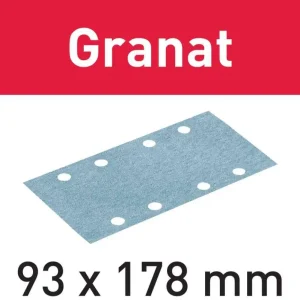 Slippapper Granat 93×178 P180 GR/100