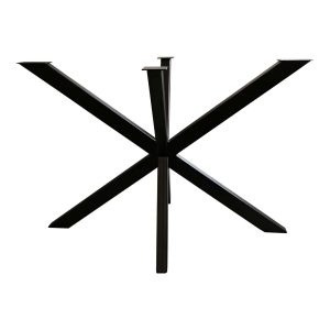Bordsunderrede – stjärnformat underrede – svart – 60 x 105 cm
