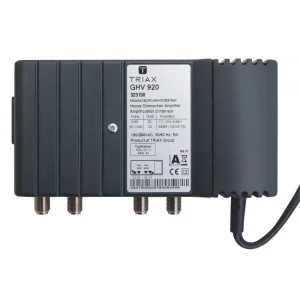 TRIAX GHV 920 20dB m returväg Utnivå CTB 42, 100dBµV