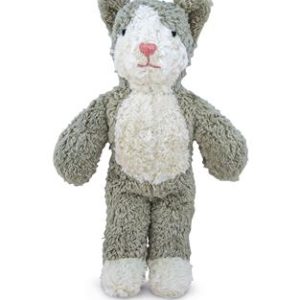 Ekologiskt mjukdjur Katt, grå/vit 20 cm